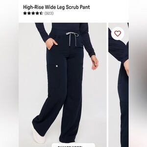 Fabletics Wide Leg scrub bottoms